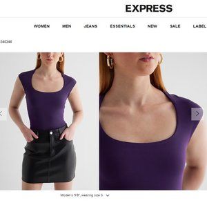 Body Contour High Compression Scoop Neck Cap Sleeve Bodysuit